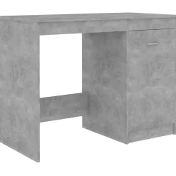 vidaXL skrivebord 100x50x76 cm konstrueret træ betongrå