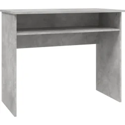 vidaXL skrivebord 90x50x74 cm konstrueret træ betongrå