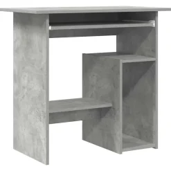 vidaXL skrivebord 80x45x74 cm konstrueret træ betongrå