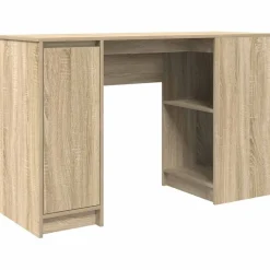 vidaXL skrivebord 120x42x76 cm konstrueret træ sonoma-eg