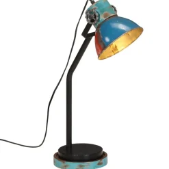 vidaXL skrivebordslampe 25 W 18x18x60 cm E27 flerfarvet