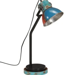vidaXL skrivebordslampe 25 W 18x18x60 cm E27 flerfarvet