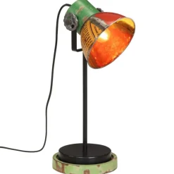 vidaXL skrivebordslampe 25 W 17x17x50 cm E27 flerfarvet