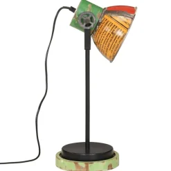 vidaXL skrivebordslampe 25 W 17x17x50 cm E27 flerfarvet