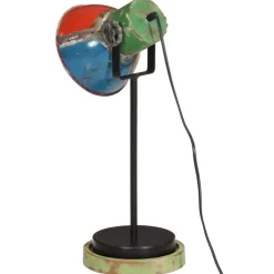 vidaXL skrivebordslampe 25 W 17x17x50 cm E27 flerfarvet