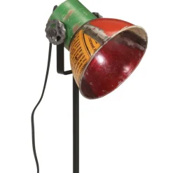 vidaXL skrivebordslampe 25 W 17x17x50 cm E27 flerfarvet