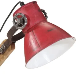 vidaXL skrivebordslampe 25 W 23x18x96 cm E27 rustik rød