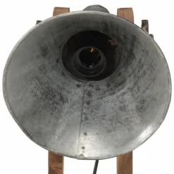 vidaXL skrivebordslampe 23x13x52 cm 25 W E27 vintagesølv