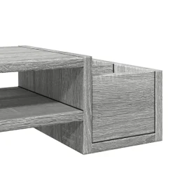 vidaXL skærmholder med opbevaring 70x27x15 cm konstrueret træ