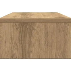 vidaXL skærmholder med skuffer 50x27x15 cm konstrueret træ kunsteg