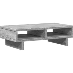 vidaXL skærmholder 50x27x15 cm konstrueret træ grå sonoma
