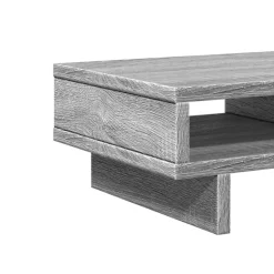 vidaXL skærmholder 50x27x15 cm konstrueret træ grå sonoma