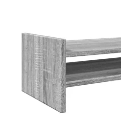 vidaXL skærmholder 50x27x20 cm konstrueret træ grå sonoma