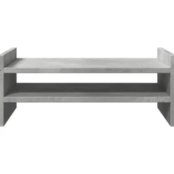 vidaXL skærmholder 50x27x20 cm konstrueret træ betongrå