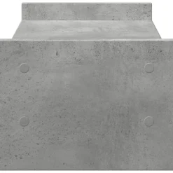 vidaXL skærmholder 50x27x20 cm konstrueret træ betongrå