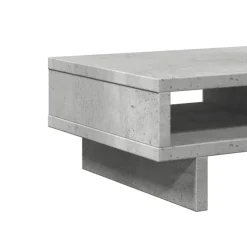 vidaXL skærmholder 50x27x15 cm konstrueret træ betongrå