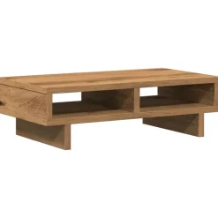 vidaXL skærmholder 50x27x15 cm konstrueret træ kunsteg