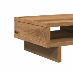 vidaXL skærmholder 50x27x15 cm konstrueret træ kunsteg