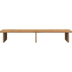 vidaXL skærmholder 100x27x15 cm konstrueret træ kunsteg
