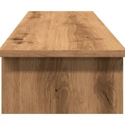 vidaXL skærmholder 100x27x15 cm konstrueret træ kunsteg