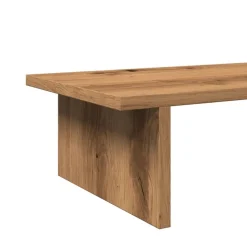 vidaXL skærmholder 100x27x15 cm konstrueret træ kunsteg