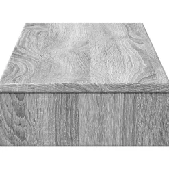 vidaXL skærmholder 100x27x10 cm konstrueret træ grå sonoma