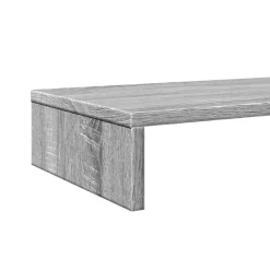 vidaXL skærmholder 100x27x10 cm konstrueret træ grå sonoma