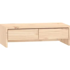 vidaXL skærmholder 50x27x15 cm massivt fyrretræ
