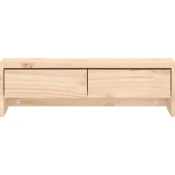 vidaXL skærmholder 50x27x15 cm massivt fyrretræ