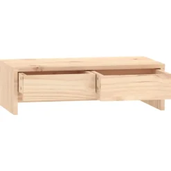 vidaXL skærmholder 50x27x15 cm massivt fyrretræ