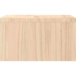 vidaXL skærmholder 50x27x15 cm massivt fyrretræ