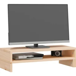 vidaXL skærmholder (52-101)x22x14 cm massivt fyrretræ