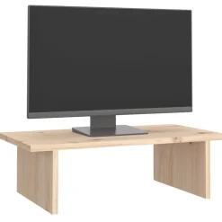 vidaXL skærmholder 50x27x15 cm massivt fyrretræ