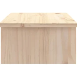 vidaXL skærmholder 50x27x15 cm massivt fyrretræ