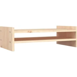 vidaXL skærmholder 50x27x15 cm massivt fyrretræ