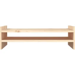 vidaXL skærmholder 50x27x15 cm massivt fyrretræ