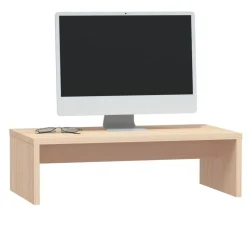 vidaXL skærmholder 50x27x15 cm massivt fyrretræ
