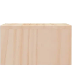 vidaXL skærmholder 50x27x15 cm massivt fyrretræ