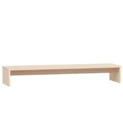 vidaXL skærmholder 100x27x15 cm massivt fyrretræ