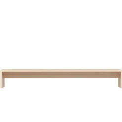 vidaXL skærmholder 100x27x15 cm massivt fyrretræ