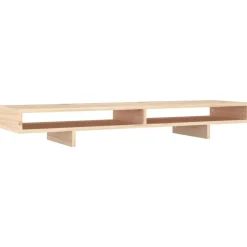 vidaXL skærmholder 100x27x14 cm massivt fyrretræ