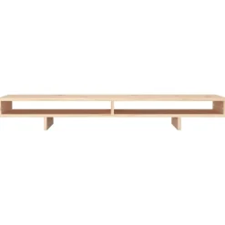 vidaXL skærmholder 100x27x14 cm massivt fyrretræ