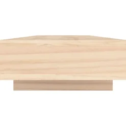 vidaXL skærmholder 100x27x14 cm massivt fyrretræ