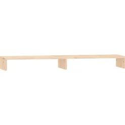 vidaXL skærmholder 100x27x10 cm massivt fyrretræ
