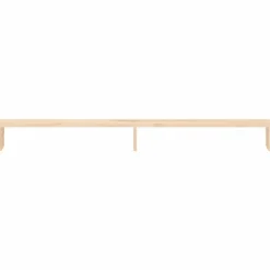 vidaXL skærmholder 100x27x10 cm massivt fyrretræ