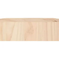vidaXL skærmholder 100x27x10 cm massivt fyrretræ