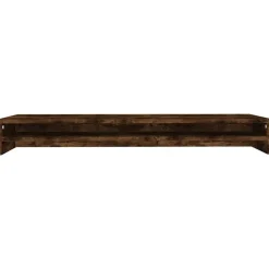 vidaXL skærmstander 100x24x13 cm konstrueret træ røget egetræsfarve