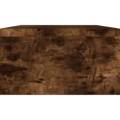 vidaXL skærmstander 100x24x13 cm konstrueret træ røget egetræsfarve