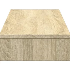 vidaXL skærmstander 100x27x10 cm konstrueret træ sonoma-eg