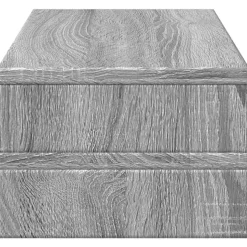 vidaXL skærmstander 54x22x15 cm konstrueret træ grå sonoma-eg